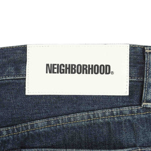 Washed Denim DP Basic Pants - Indigo