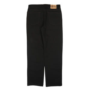Slim Jean Denim - Raw Black Contrast Stitch