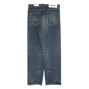 Washed Denim DP Basic Pants - Indigo