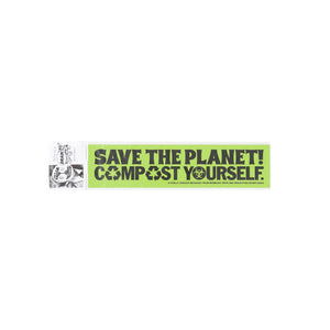 Save The Planet Bumper Sticker - Dean Edmonds