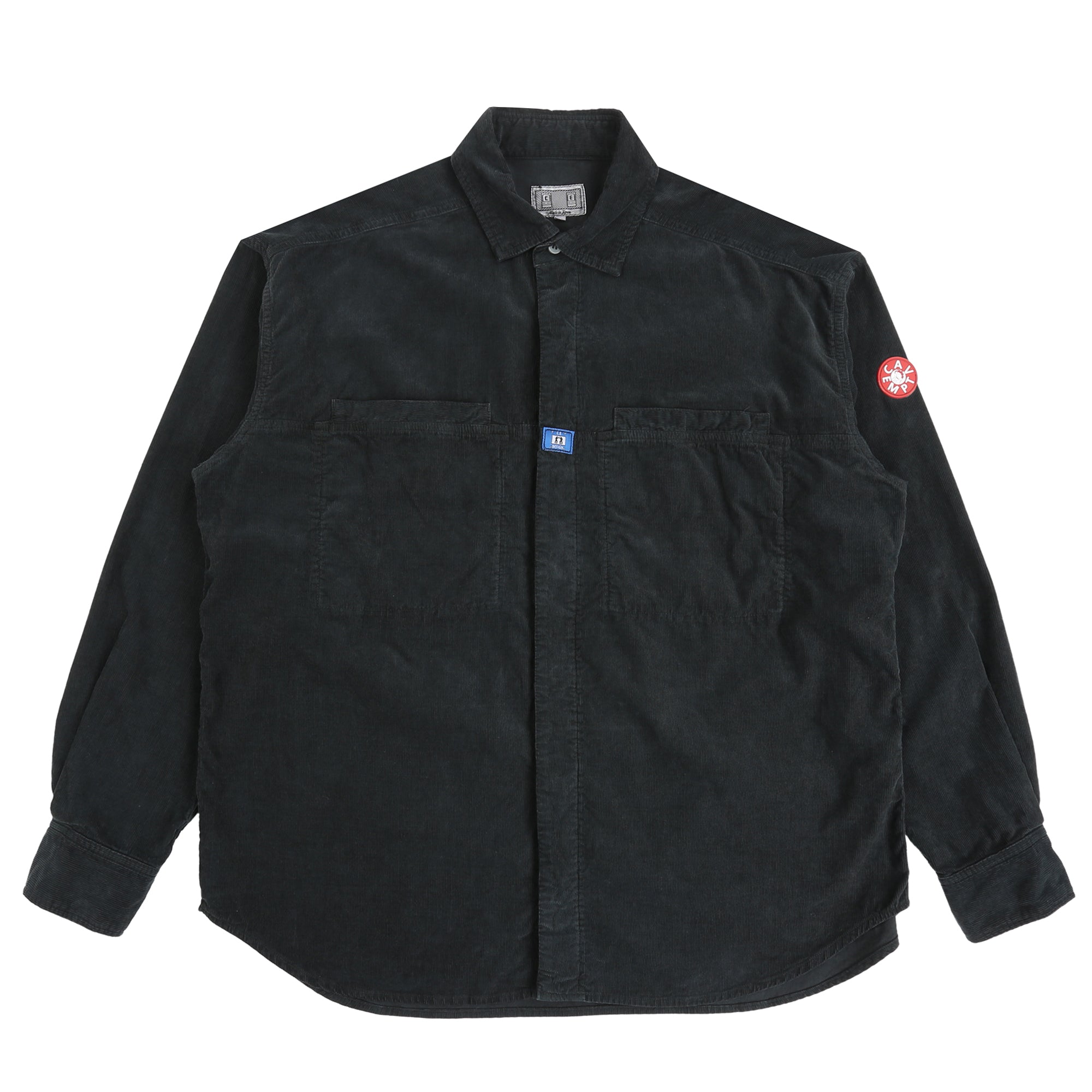 Overdye Cord Design Big Shirt - Charcoal – Supply Store