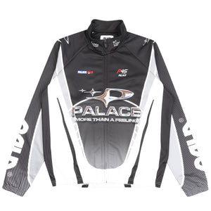 MORE THAN A CYCLING ZIP JACKET  - BLACK / SILVER