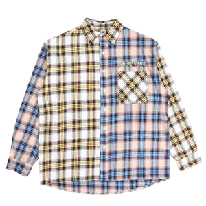 Color Block Flannel  - Yellow