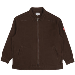 Welt Pockets Zip Shirt Jacket - Charcoal