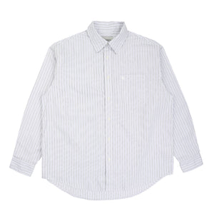 L/S Keene Shirt-Keene Stripe, White