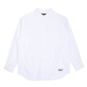 Cotton Broad L/S Shirt - White