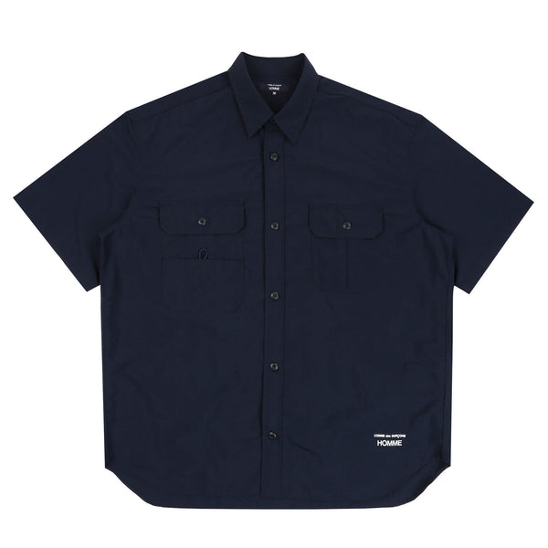 Nylon Tussah Shirt - Navy