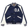Satin Stadium Jacket - Navy