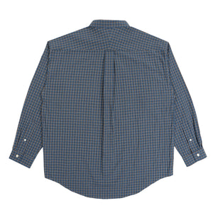 Kennedy's Plaid LS Shirt - Navy