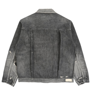 Savage LW Denim Zip Jacket - Black