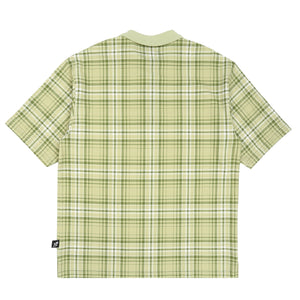 Plaid S/S Polo Shirt - Green