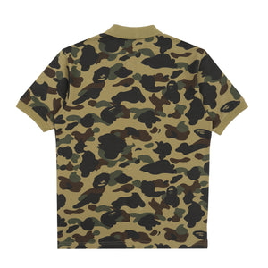 1st Camo One Point Polo Shirt - Green