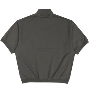 PE Jersey SS Half Zip - Charcoal