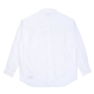 Cotton Broad L/S Shirt - White