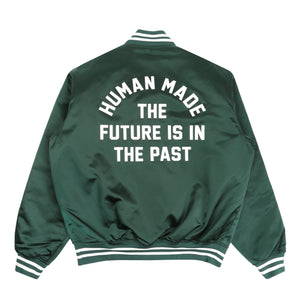 Nylon Stadium Jacket - Green