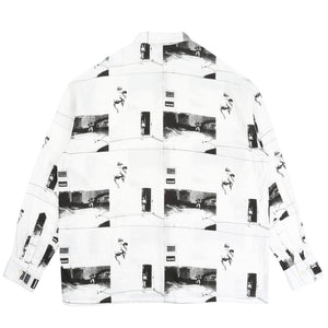 996HK Gauze Shirt - White