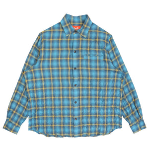 Sun Bleached Check Shirts - Blue