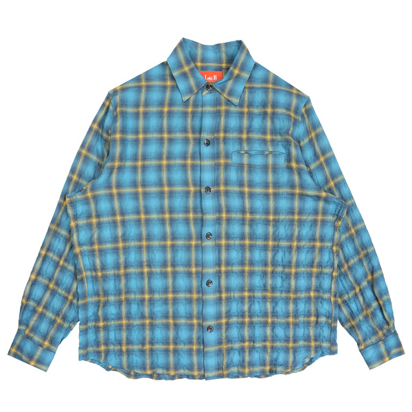 Sun Bleached Check Shirts - Blue