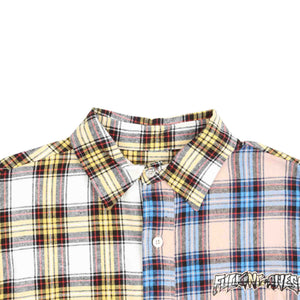 Color Block Flannel  - Yellow
