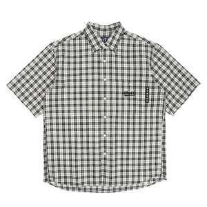 Plaid S/S Shirt - Black