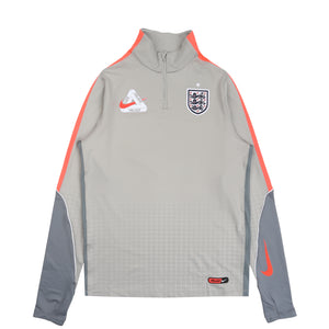 Nike x England x Palace Strike Drill Top - Pewter Grey