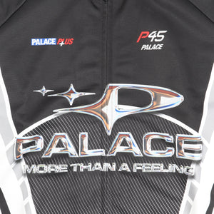 MORE THAN A CYCLING ZIP JACKET  - BLACK / SILVER