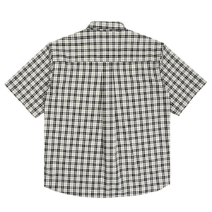 Plaid S/S Shirt - Black