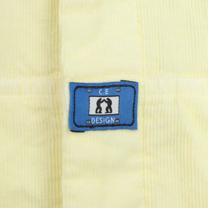 Overdye Cord Design Big Shirt - Yellow