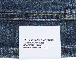 Washed LW Denim Coverall Jacket - Indigo