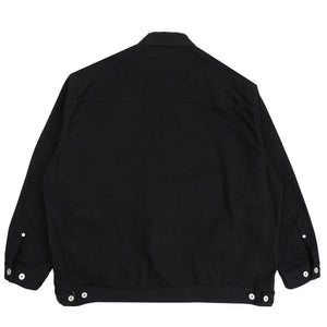 Denim Garment Washed Jacket - Black