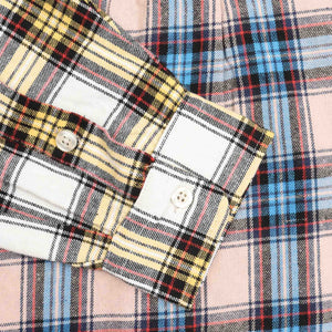Color Block Flannel  - Yellow