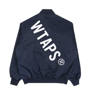 Nylon Twill Team Jacket - Navy