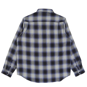Beach Ombre Plaid Shirt - Black