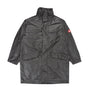 Fleece Lined Zip Coat - Charcoal
