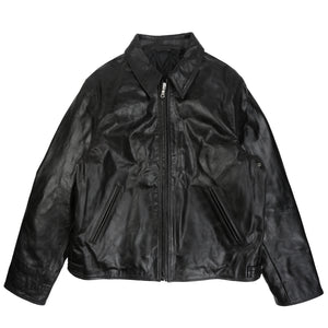 Garage Jacket Leather - Black