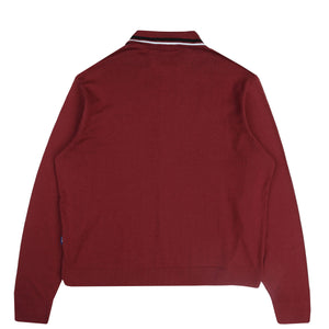 Full Zip Sweater - Merlot