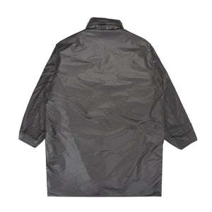 Fleece Lined Zip Coat - Charcoal
