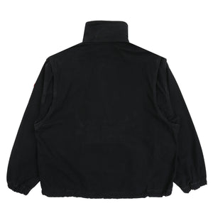 Canvas Casual Zip Jacket - Black