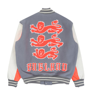 Nike x England x Palace Varsity Jacket - Pewter Grey