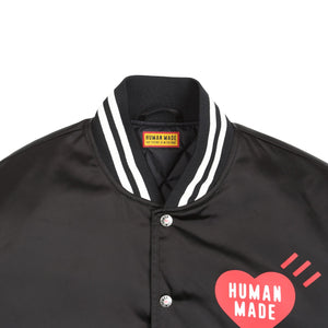 Nylon Stadium Jacket - Black