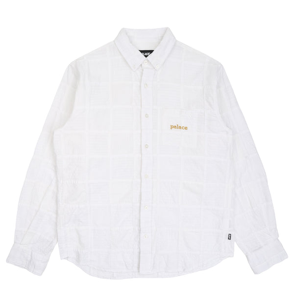 Seer Patch Oxford Shirt - White