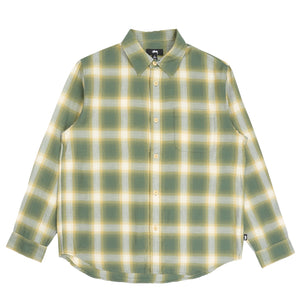 Beach Ombre Plaid Shirt - Green