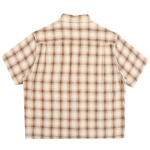 Liam  SS Plaid Shirt - Brown