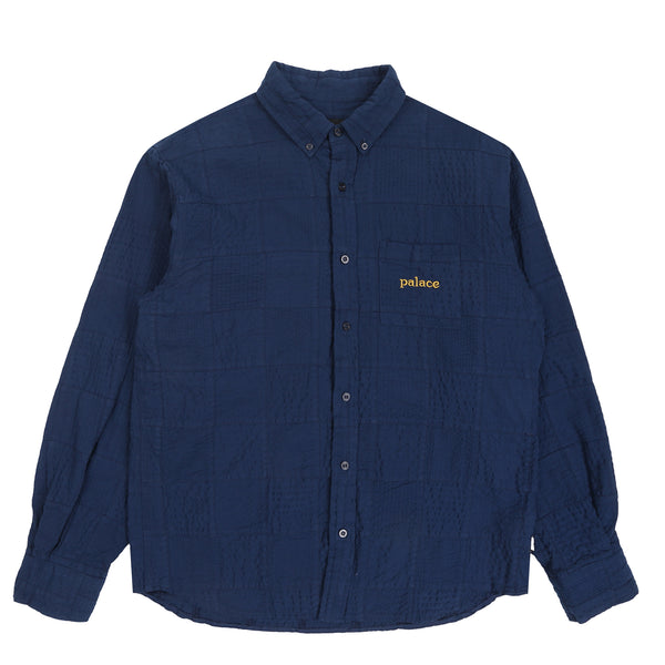 Seer Patch Oxford Shirt - Navy