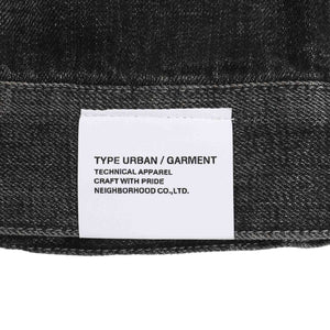 Washed Denim Type-2 Jacket - Black