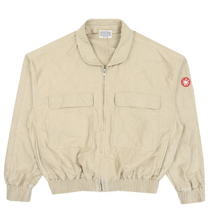 Casual Zip Short Jacket - Beige