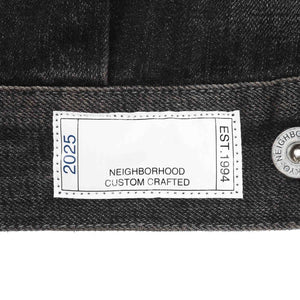 Washed Denim Type-2 Jacket - Black