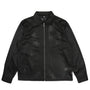 ZIP SHIRT PERFORATED LEATHER