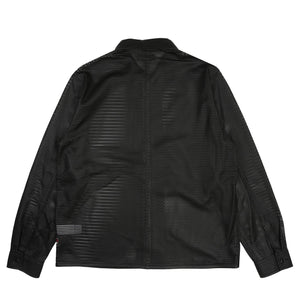 ZIP SHIRT PERFORATED LEATHER