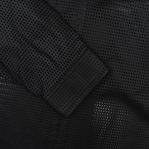 ZIP SHIRT PERFORATED LEATHER